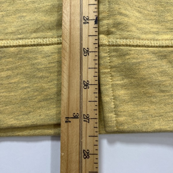 Soft Surroundings Hoodie Womens Size PS Soho Tunic Heathered Yellow Pocket Knit - Picture 6 of 8